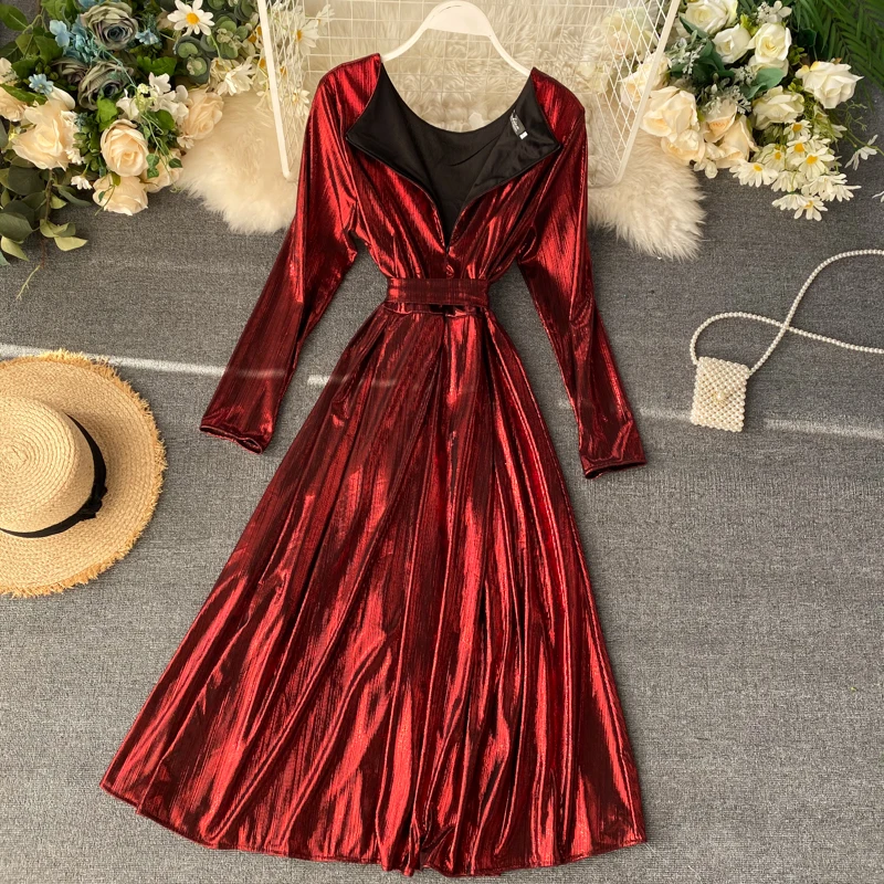 Новинка 2020 модная женская одежда осенне зимнее платье женские платья|Платья| |