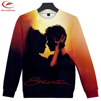 

Shawn Mendes Senorita Sweatshirt Women/Men's New 3D Casual Crew Neck Dress Trend 2019 Women/Men's Fashion Crew Neck Hip Hop
