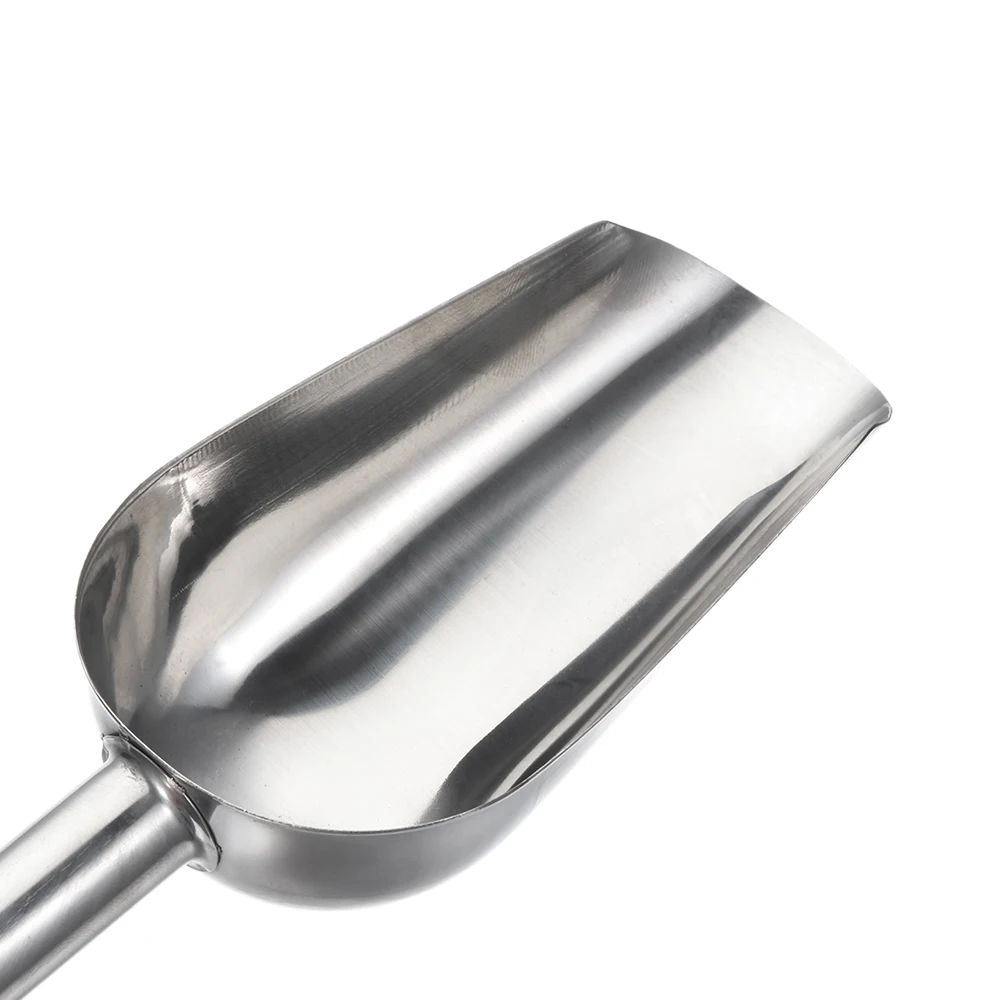 Description Picture 6 of item8Inch Stainless Steel Ice Scraper Food Buffet Candy Bar Scoops Shovel Kitchen Gadgets And 6-inch Ice Clip Bar Accessories