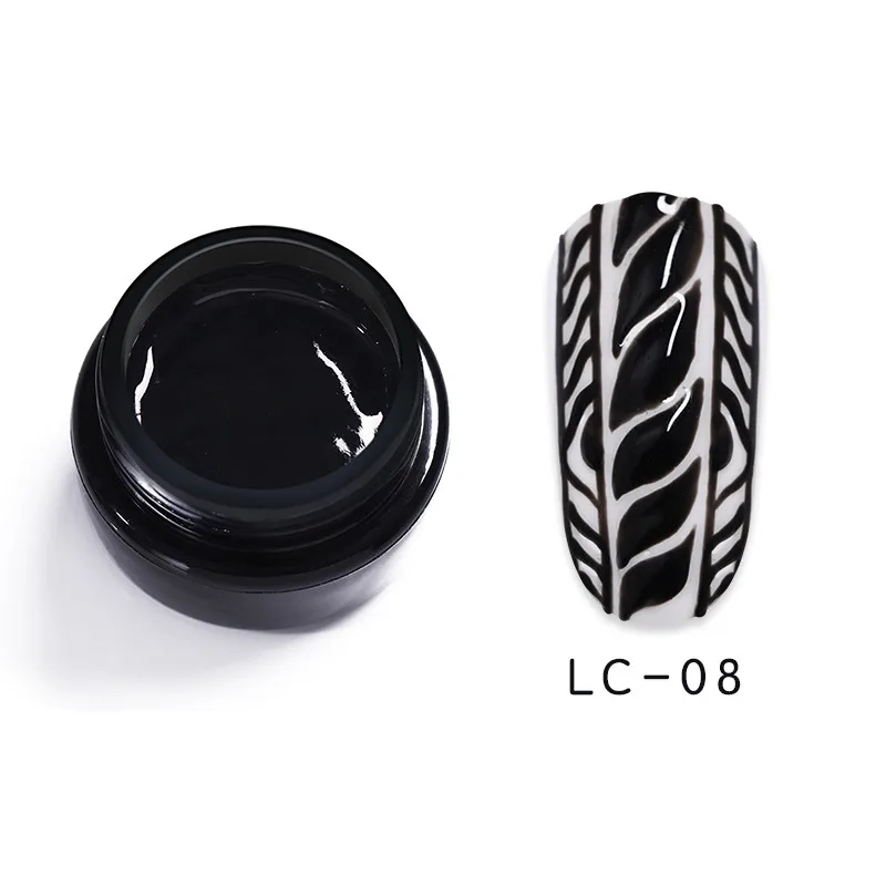 LILYCUTE металлическое зеркало, набор гель-лаков для ногтей, зеркальное покрытие ногтей, гель для рисования ногтей, долговечный УФ-гель для ногтей - Цвет: 3D LC-08
