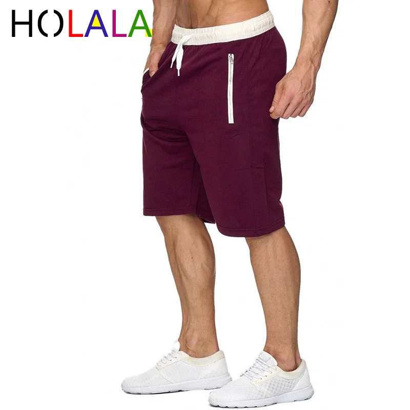 

5 Color Summer Shorts Men 2019 Casual Shorts Trunks Fitness Workout Beach Shorts Man Breathable Cotton Gym Short Trousers