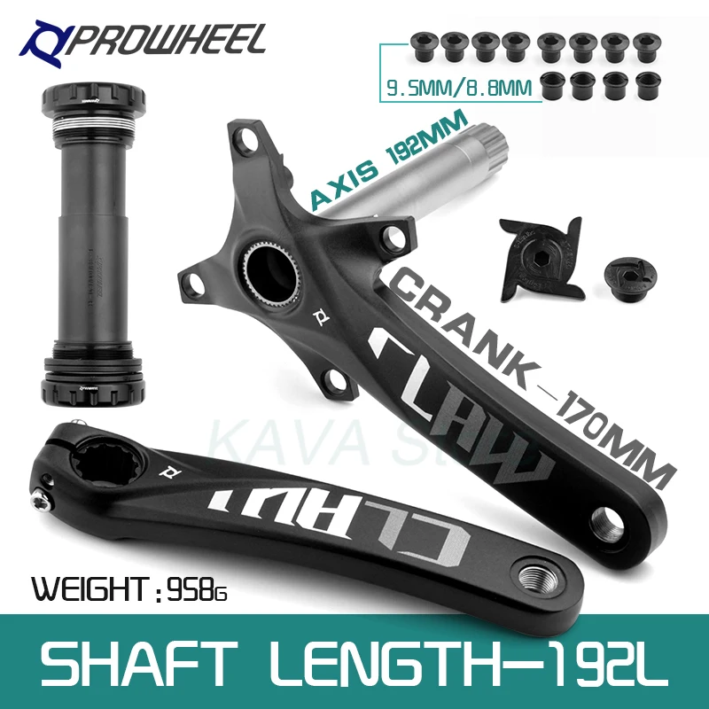 Prowheel-ボトムブラケット170mm,176/192mm,ファットバイク