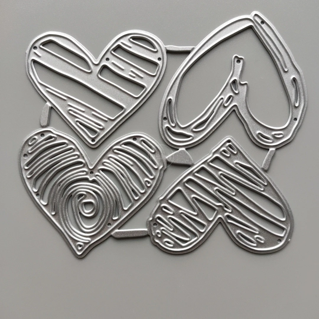 2021 Heart Metal Cutting Dies DIY Scrapbooking Paper Photo Album Crafts