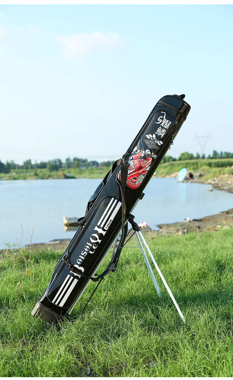 Рыбалка Шестерни мешок рыболовной удочки рыболовные Водонепроницаемый сумка 1,25/1,3 м жесткий чехол второй Слои три Слои мешок рыболовной удочки Водонепроницаемый Sup