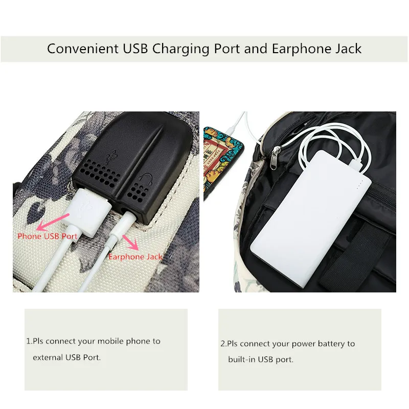 Fengdong школьные сумки для девочек подростков Цветочный рюкзак USB зарядка сумка