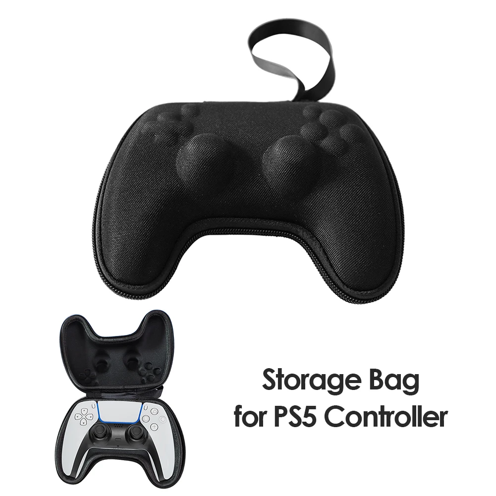 Manette PS5 poignée jeu poignée sac de rangement sac de rangement pratique  étui rigide