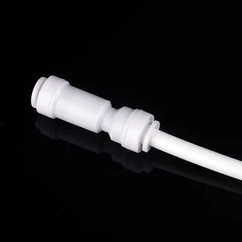 

1/4" - 1/4" OD Tube PE Pipe Fitting Straight Non-return Valve Quick Connector Aquarium RO Water Filter Reverse Osmosis System