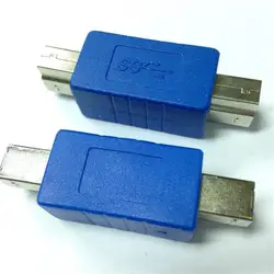 USB 3,0 B Мужской * B Мужской адаптер для разъема, USB 3,0 BM * BM адаптер