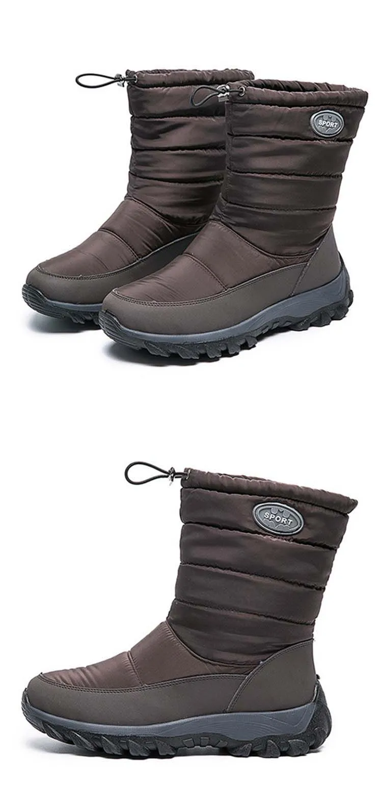 Botas de neve para a moda feminina