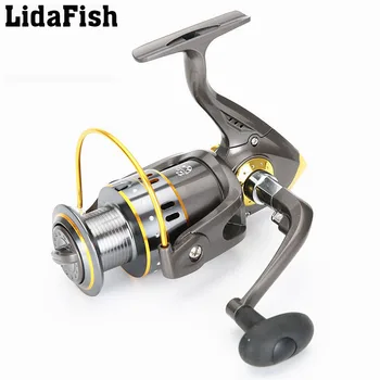 

LidaFish spinning fishing reel 5.2:1/5.1:1 12BB AL2000 AL4000 AL6000 series Spinning wheel type Sea Rock lure fishing reels