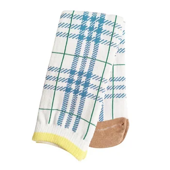 

Baby Long Sock Girl Socks Striped Plaid Print Cotton Long Socks Infant Children Soft Crib Leg Warmer