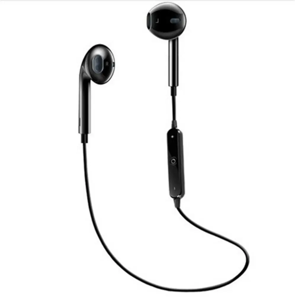 Black Горячие беспроводные Bluetooth наушники Спортивная гарнитура звукопоглощающие наушники унисекс телефон Универсальный бас стерео наушники с микрофоном - Цвет: Black