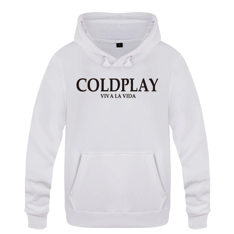 Viva la vida-COLD PLAY Coldplay Rock толстовки мужские мужские с капюшоном флисовый пуловер толстовки - Цвет: BAY HET