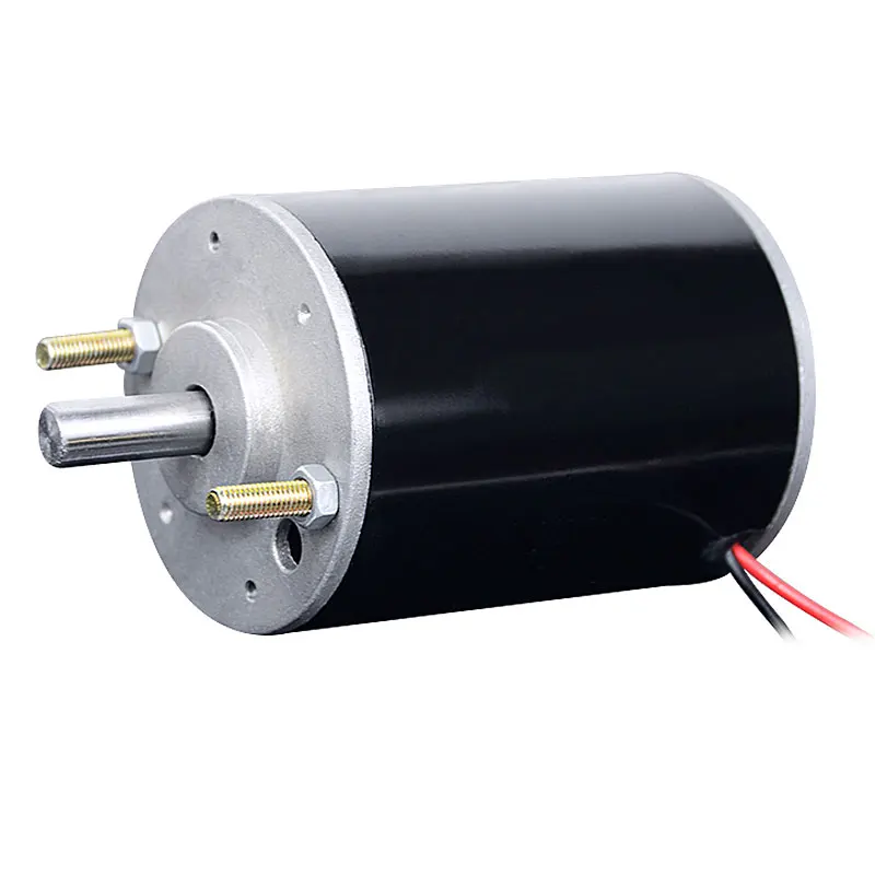 220V 120W 3800 rpm, positive and negative, carbon brush, DC motor, double ball bearing motor, spindle motor