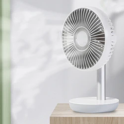 16 Pcs Small USB Desk Fan Quiet Portable Fan with 4 Speeds USB Powered Summer Air Cooler Home and Office Desktop Gadgets E1