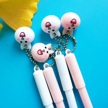 

40PCS Creative Stationery Gel Pen Ball Pen Meng Rabbit Pendant Friction Easy To Wipe Erasable Pen Kawaii School Supplies