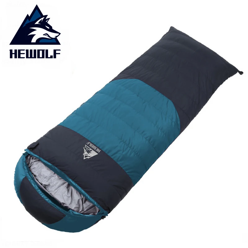 

Hewolf Emergency Sleeping Bag Camping Hiking Polar Light Weight Down Envelope Sleeping Bag Waterproof Adult Compression Bag
