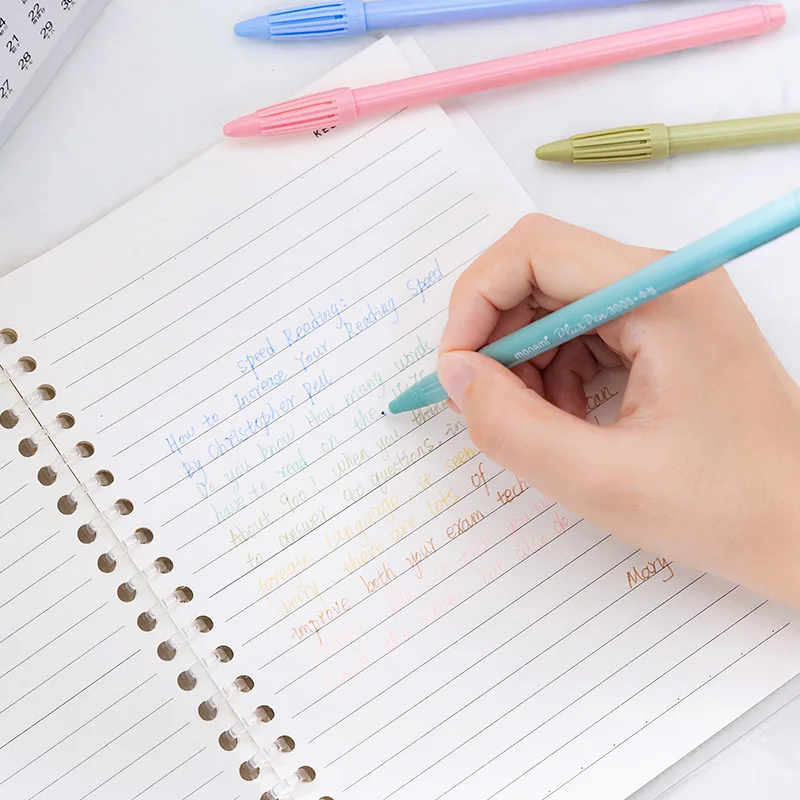 Cream Color Pens Set Plus Pen 3000 Pigment 0.4mm Art Marker Liner For Highlighting Drawing Writing School 6pcs