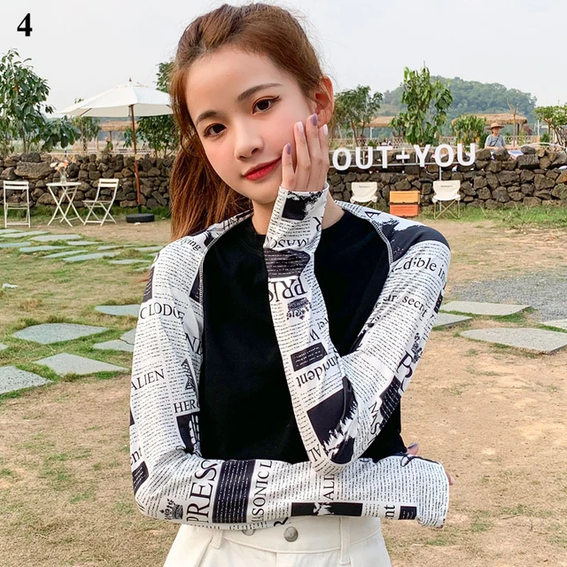 long fake sleeves Scar Cover Gloves Fake Sleeve Foldable Siamese Sun Protection Elbow Cuff Arm Cover Driving Arm Warmers Sleeves cartoon 1