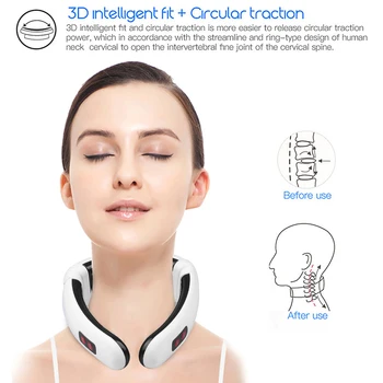 

Electric Pulse Back & Neck Massager Far Infrared Pain Relief Tool Health Care Relaxation Multifunctional Physiotherapy