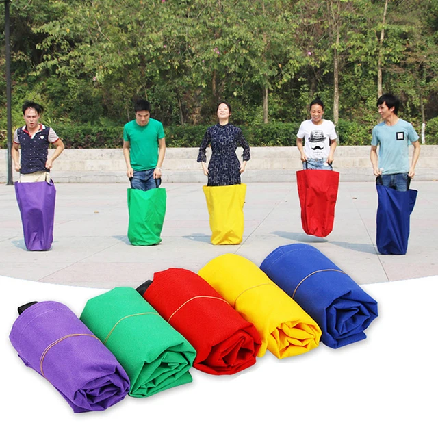 1pc Outdoor Fun Speelgoed School Activiteit Sack Race Bag Kids Adult Familie Sack Racing Games Springen Sport Training Party 1
