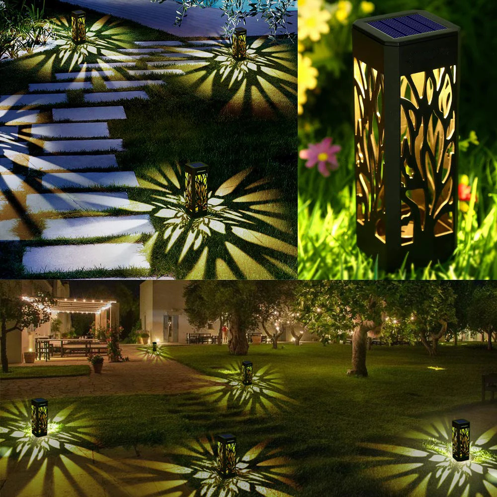 Lightingview солнечный свет для украшения сада из нержавеющей стали датчик солнечного света водонепроницаемая садовая лестница для двора лампа для дорожек