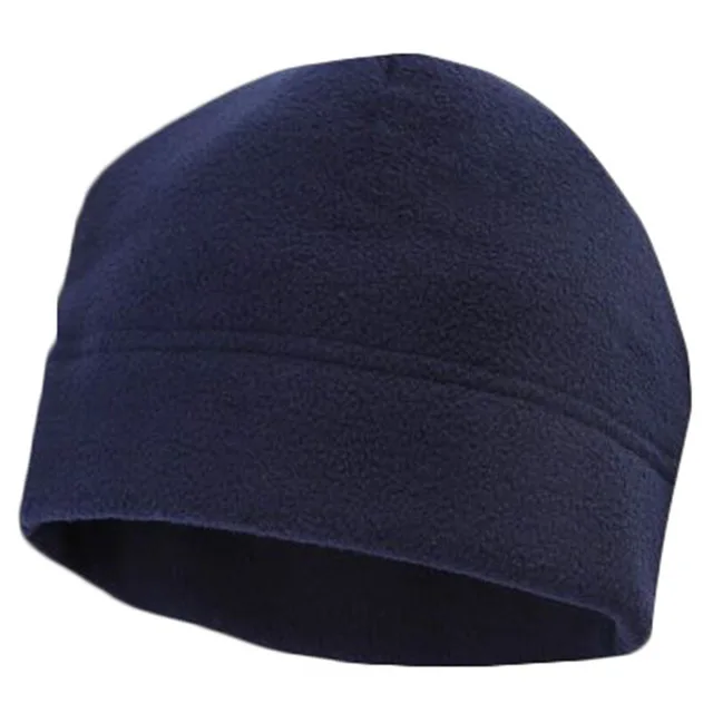 Новинка, мужская, женская, унисекс, зимняя, одноцветная, мягкая, теплая, шапка, флис, утолщенная, военная, Армейская, шапка, ветрозащитная, уличная шапка - Цвет: navy