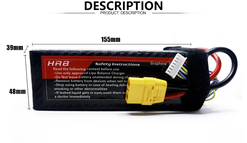 HRB 5S 18.5V 5000mah Graphene Lipo Battery, Graphere uses a Lipo Balance Charger . if leaked liquid