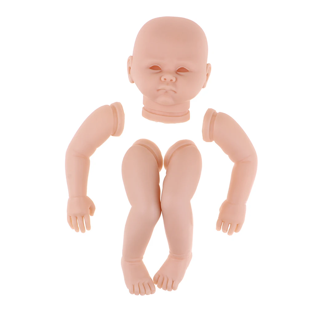 Реалистичные мягкие силиконовые 20 дюймов Reborn наборы кукла пустая голова и конечности Плесень DIY аксессуары
