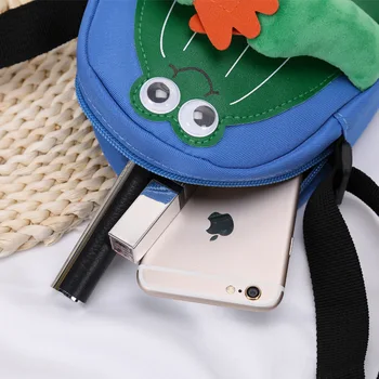 

Cartoon Schoolbag Girls Cactus Shoulder Crossbody Bag Middle School Daily Organizer Bags Cell Phone Bag