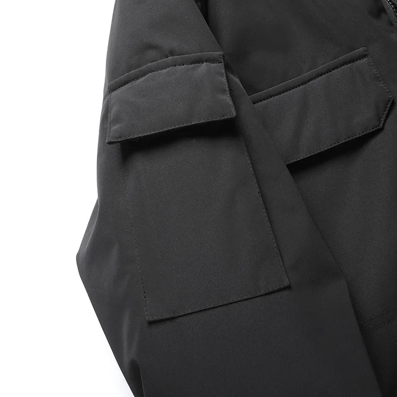 AliExpress Мужское пальто с хлопковой подкладкой, хлопковое пальто с капюшоном, плотное теплое пальто Air Force Parker