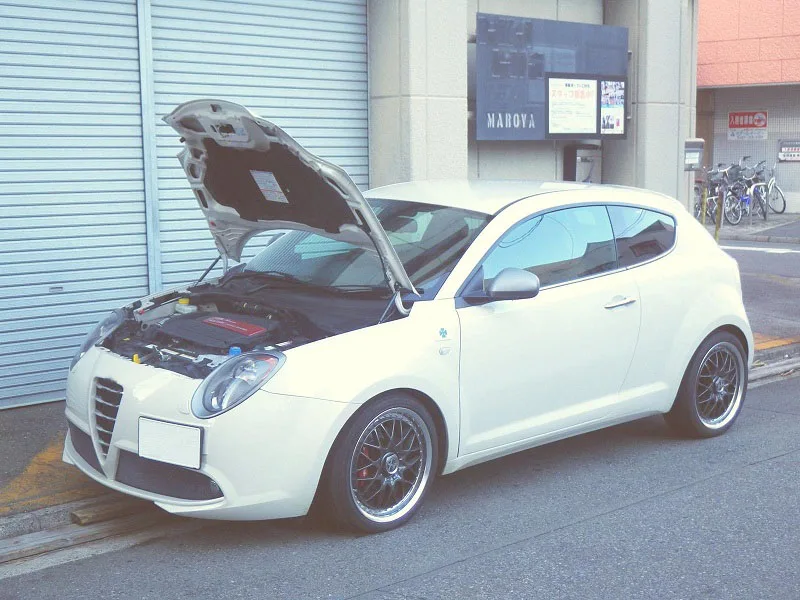 Trunk Sill Protector For Alfa Romeo MiTo Brushed Aluminium - View #8