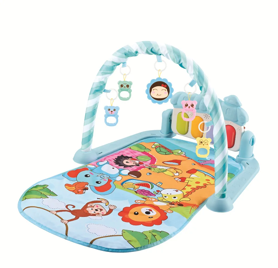 Baby Play Mat Play Game Developing Mat with Piano Baby Music Early Education Gym Crawling Game Pad Stand