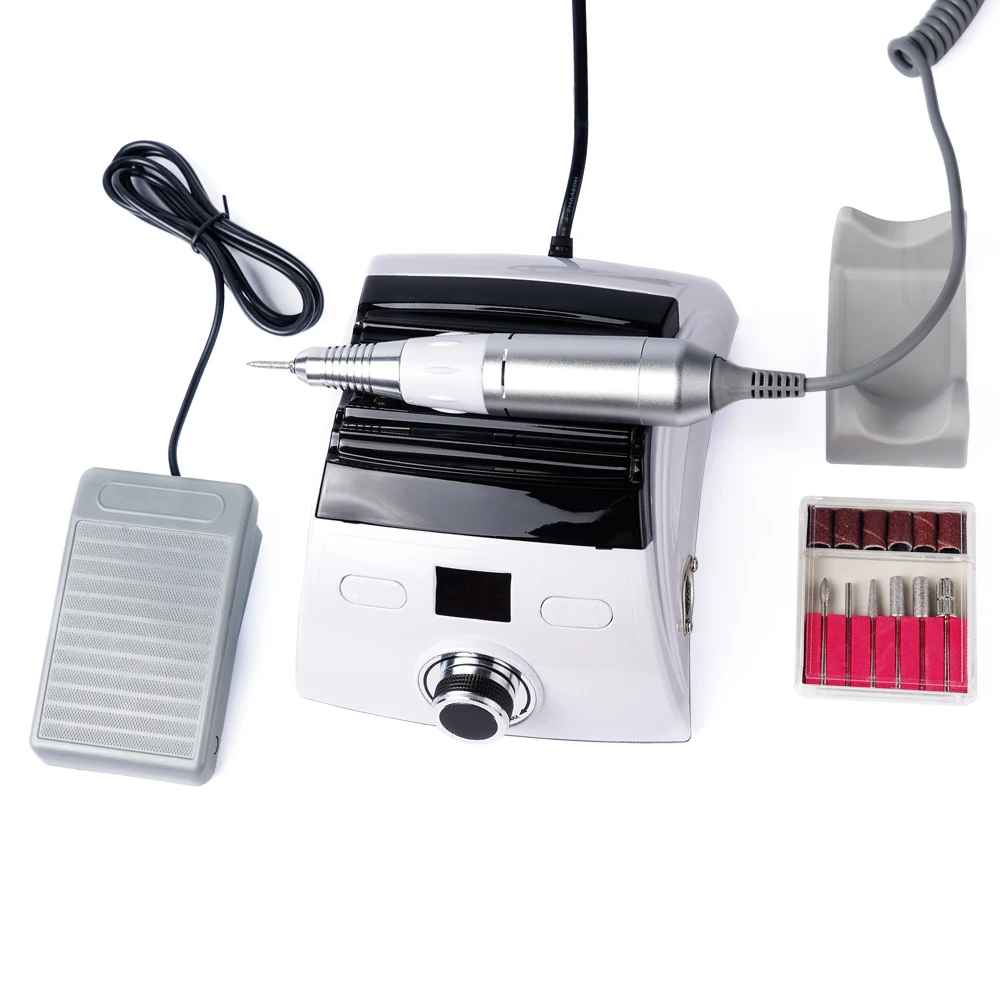 35 Вт ЖК-монитор 30000 об/мин Электрический аппарат для сверления ногтей оборудование для маникюра и педикюра пилки для дизайна ногтей дрель-ручка Набор инструментов