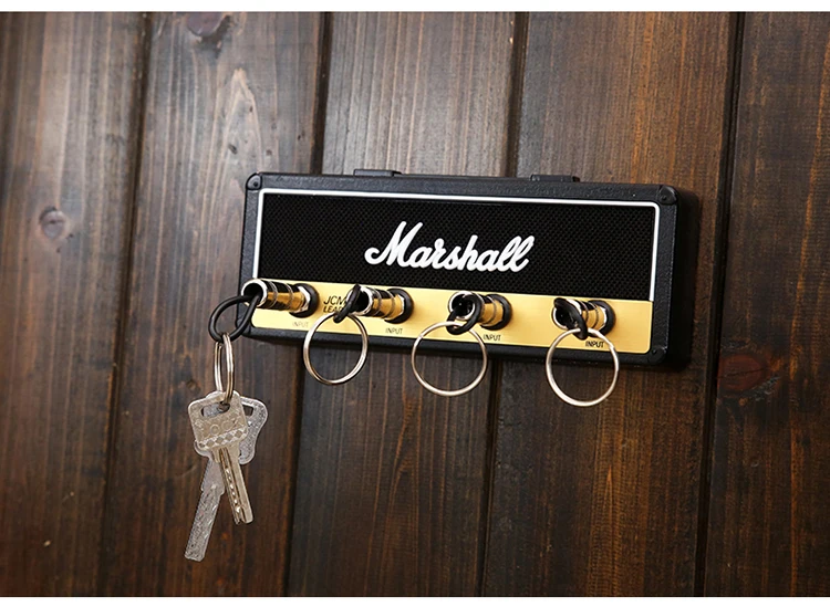 Marshall Jack стойка гитарный усилитель настенный держатель ключа JCM800 1959SLP GP69 гитарный усилитель ключ держатель Marshall 2,0 - Цвет: Черный