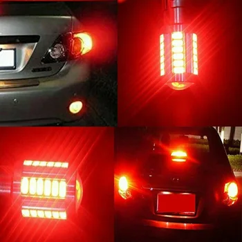 

4pcs Car LED Brake Light Set Super Bright 33SMD DC 12V Canbus Stop Taillights Automobiles Motorcycles Exterior Parts