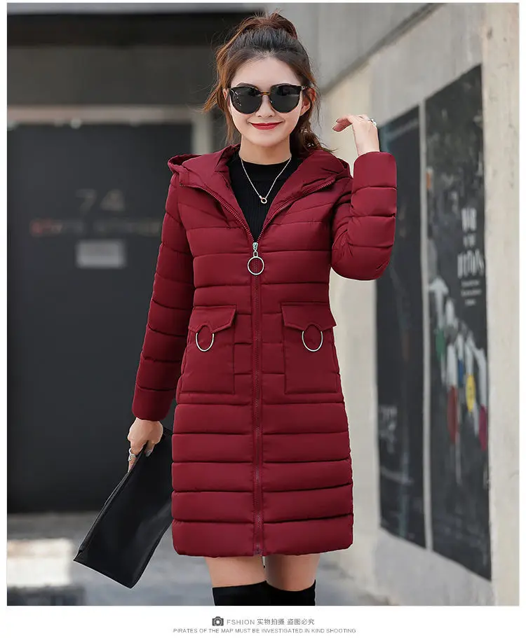 

Winter Korean-style Slim Fit down Jacket Cotton-padded Clothes Winter Coat Thick Cotton-padded Jacket Students Large Size South