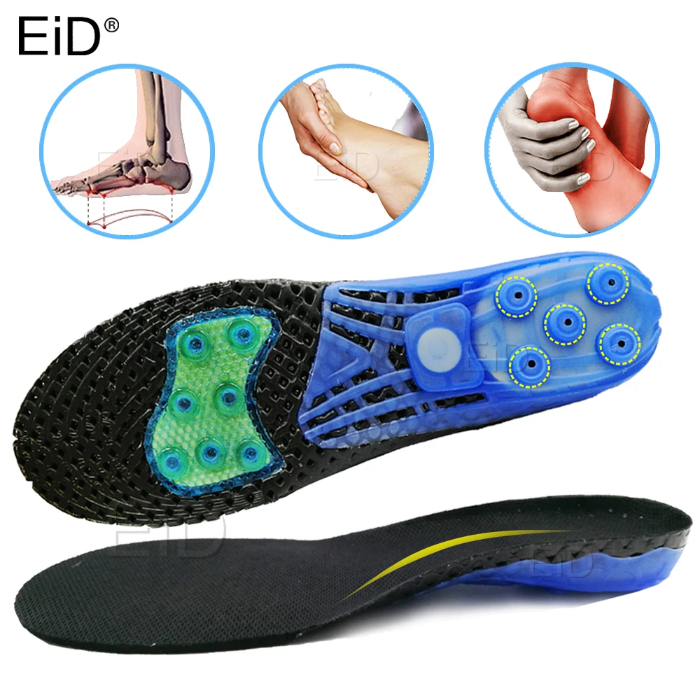 Spring Silicone gel insoles Orthopedic shoes sole insoles for feet
