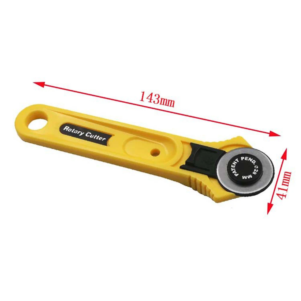 28mm Patchwork Roller Wheel Round Knife Cloth Cutting Knife Knife Leather Craft Fabrics Rotary Cutter For Leather Fabrics-5