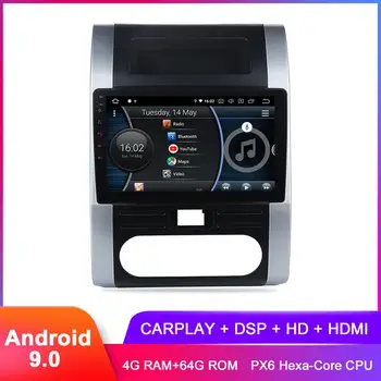 

10.2" IPS Android 9.0 Car Stereo For Nissan X-trail 2008 2009 2010 2011 2012 2013 2014 Carplay Radio FM GPS Navi BT 5.0 DSP WiFi