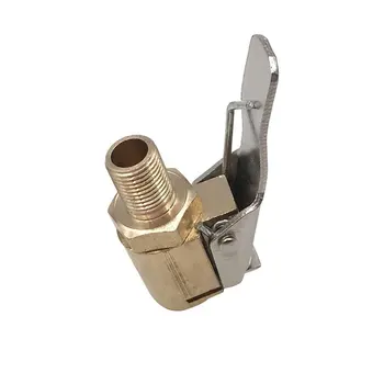 

1PC Car Auto Brass 8mm Tyre Wheel Tire Air Chuck Inflator Pump Valve Clip Clamp Connector Adapter car accessories