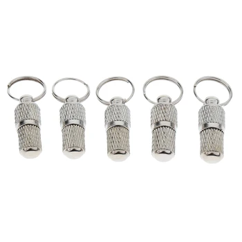 

5Pcs Pet Dog Cat Puppy Collar ID Barrel Tube Address Name Tags Iron