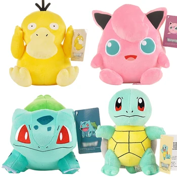 

Psyduck Squirtle Snorlax Bulbasaur Jigglypuff Pichu Lapras Soft Cute Stuffed Quality Collection Gx Ex Mega Plush Doll Toys