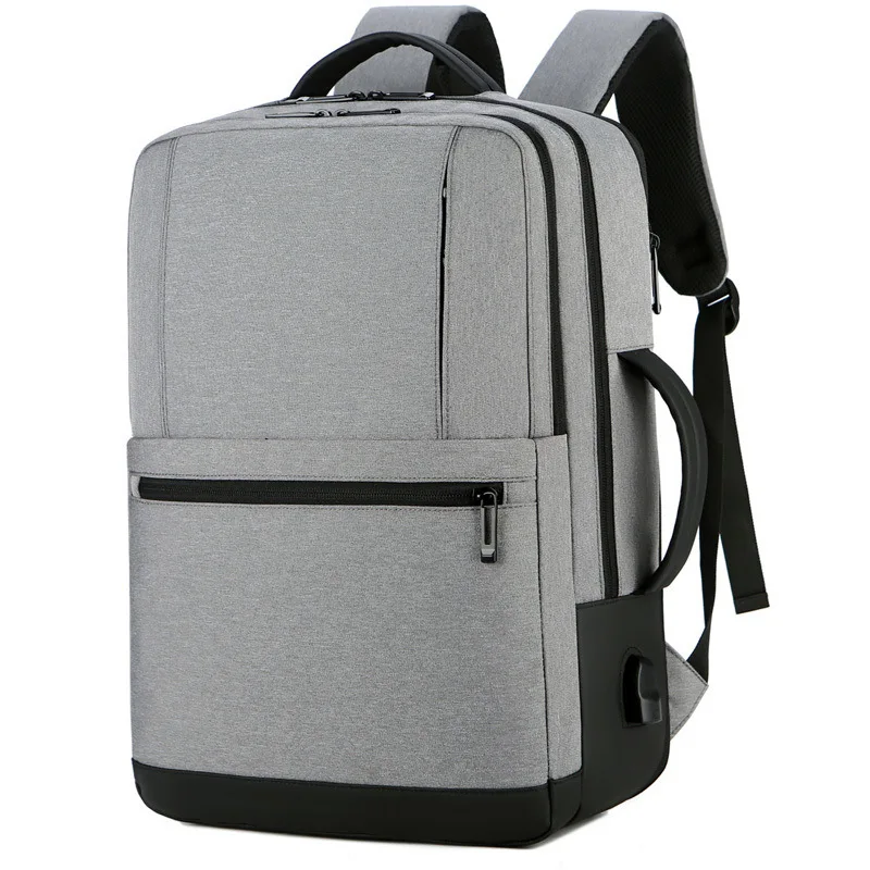

New Style Business Backpack Men's Travel Oxford Cloth Waterproof Backpack-Expanded Capacity Men's Computer Backpack Can Be Print