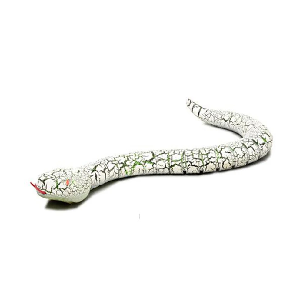 RC змея практичные шутки игрушки креативное моделирование Электронное Дистанционное управление животное трюк ужасающий озорной шалость Подарочная модель - Цвет: white