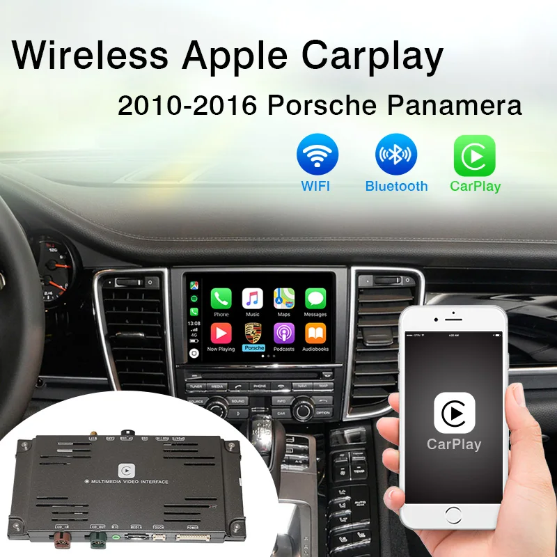 Беспроводная Apple CarPlay для Porsche Android автоматическое зеркалирование 2010 2016