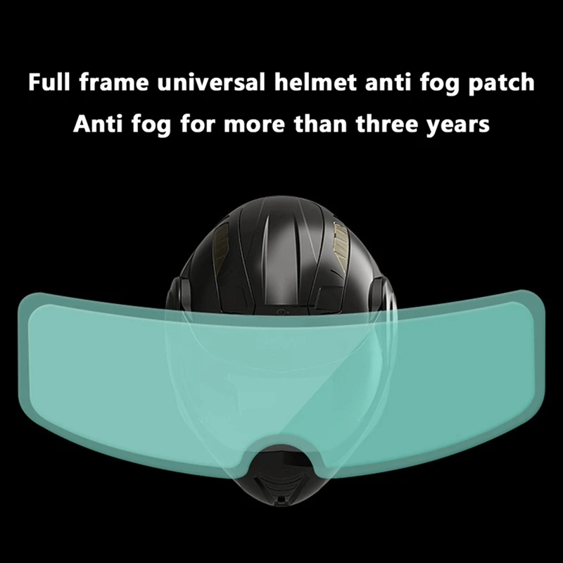 

Universal Motorcycle Helmets Anti-fog Patch Visor Lens Helmet Lens Protective Film for Against UV Rain Motorcycle Accessories