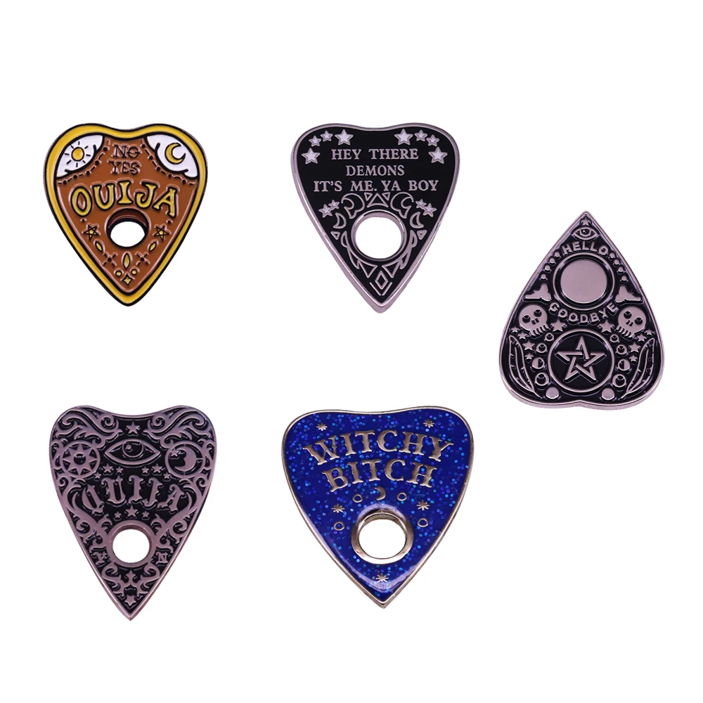Magic Ouija Badge Misterioso Gotico Divinazione Decor Strega Divinazione Gioielli Magic Power Gift