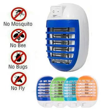 

EU Plug Mosquito Lamp UV Light Insecticidal Lamp Physical Killing Flies Killer Lamp Radiationless Mute Insect Mosquito Trap G1I0