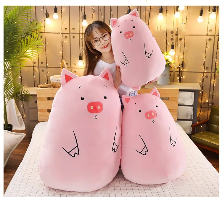 Kawaii Huggable Animal Plush Collection (65cm) - Jumbo Edition